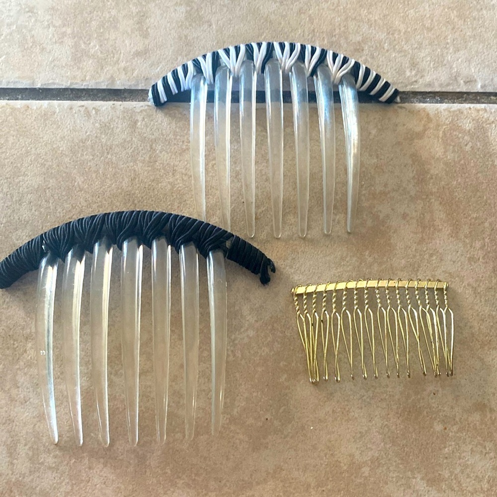Hair combs 3 bundle